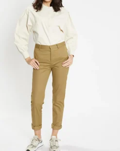 Pantalon chino Charles kaki clair-Galeries Lafayette New