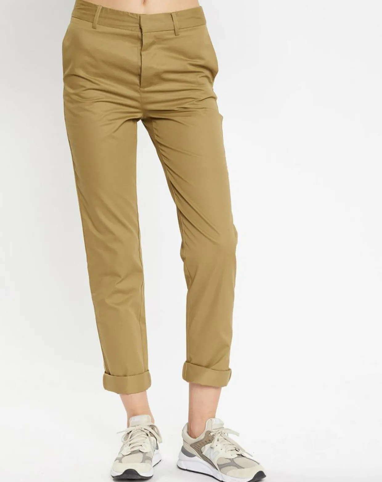 Pantalon chino Charles kaki clair-Galeries Lafayette New