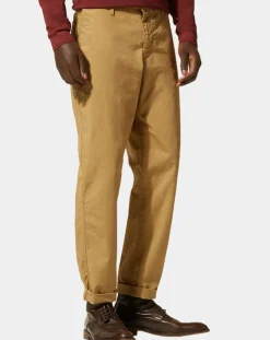 Pantalon Chino décontracté Kurip Ripstop à carreaux beige foncé-Galeries Lafayette Discount