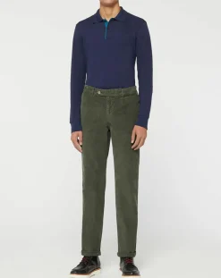 Pantalon Chino Droit en Velours kaki-North Sails Online