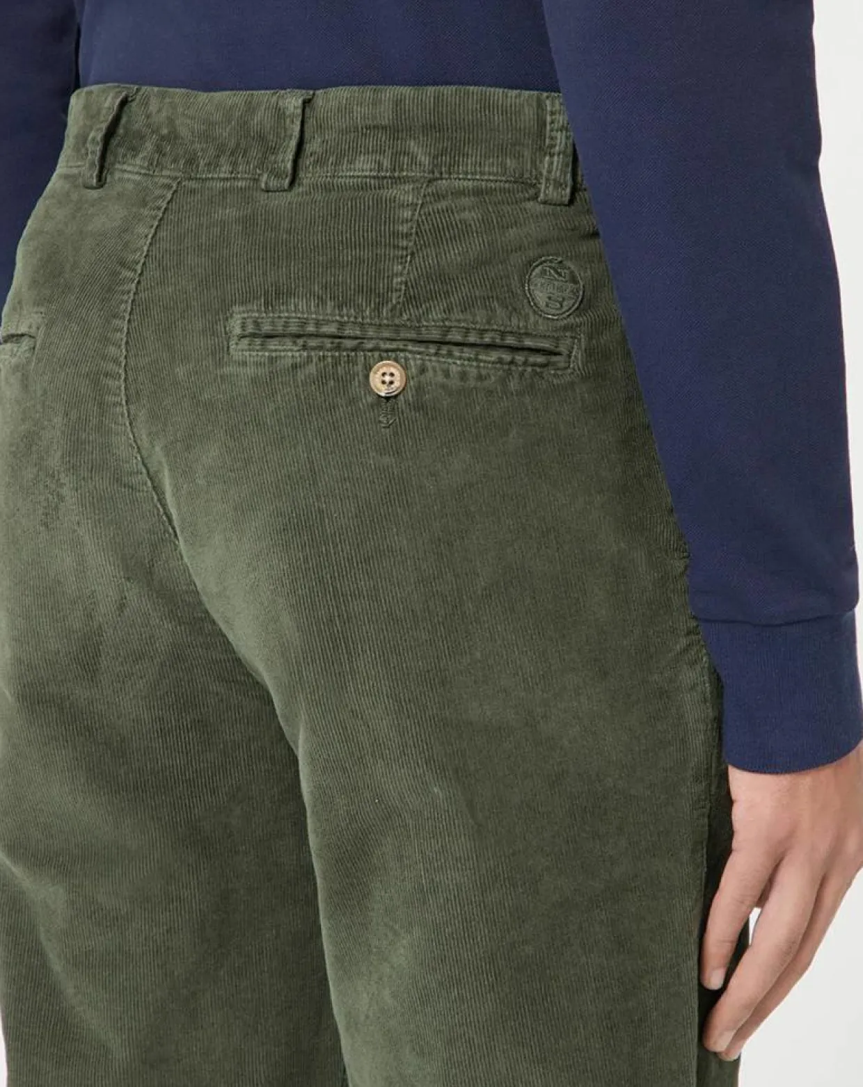 Pantalon Chino Droit en Velours kaki-North Sails Online