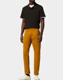 Pantalon Chino droit Kutdroit camel-Galeries Lafayette Outlet