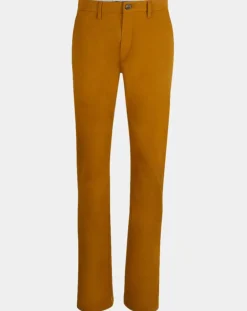 Pantalon Chino droit Kutdroit camel-Galeries Lafayette Outlet