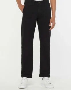 Pantalon Chino en Coton Bio Relax Kutrelax noir-Galeries Lafayette Discount