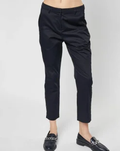 Pantalon chino Palmito en Coton noir-Karl Marc John Outlet