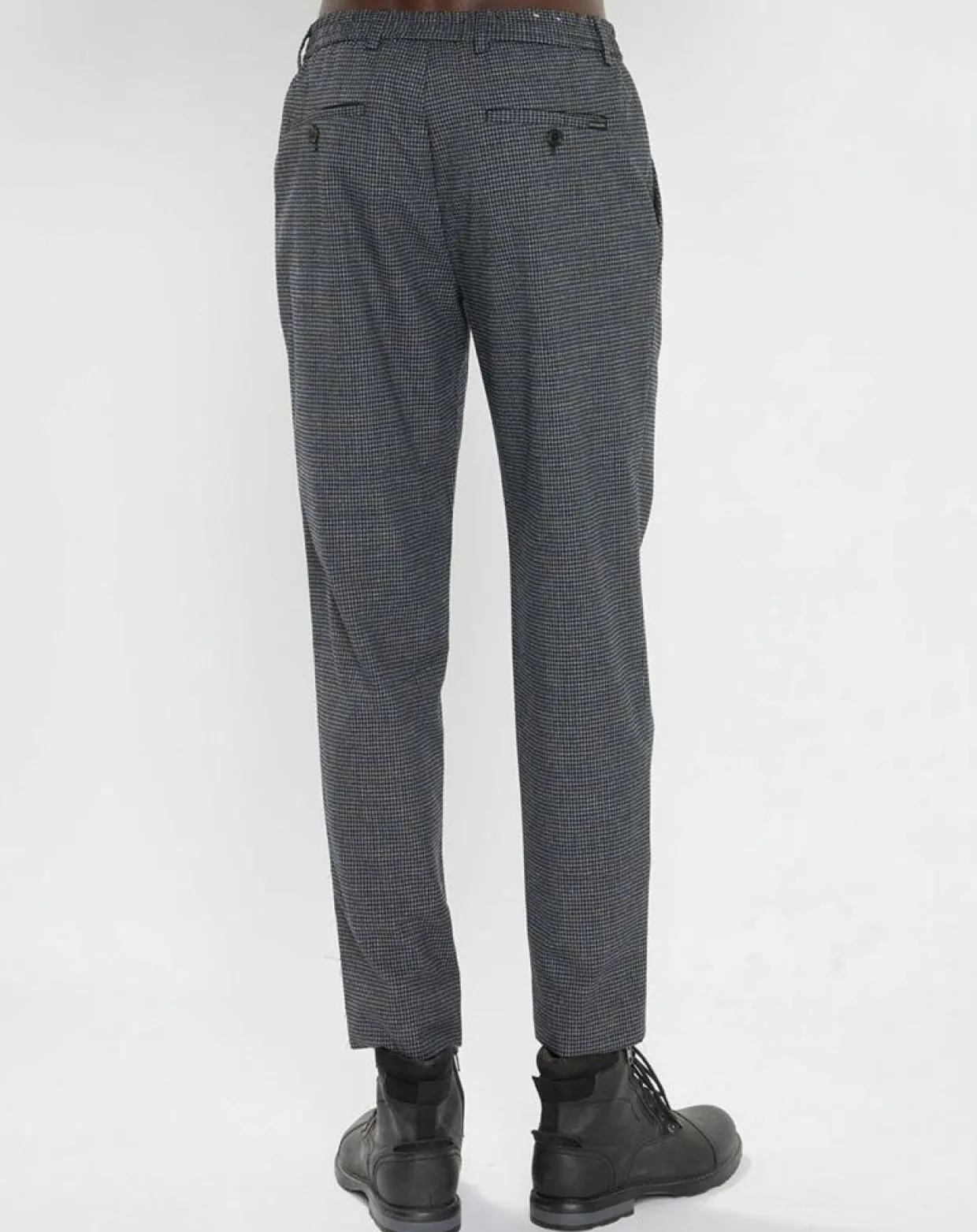 Pantalon Chino Pince Regular Blacke gris-Scotch & Soda Outlet