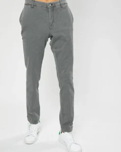 Pantalon Chino Slim Armure gris-Hackett London Discount