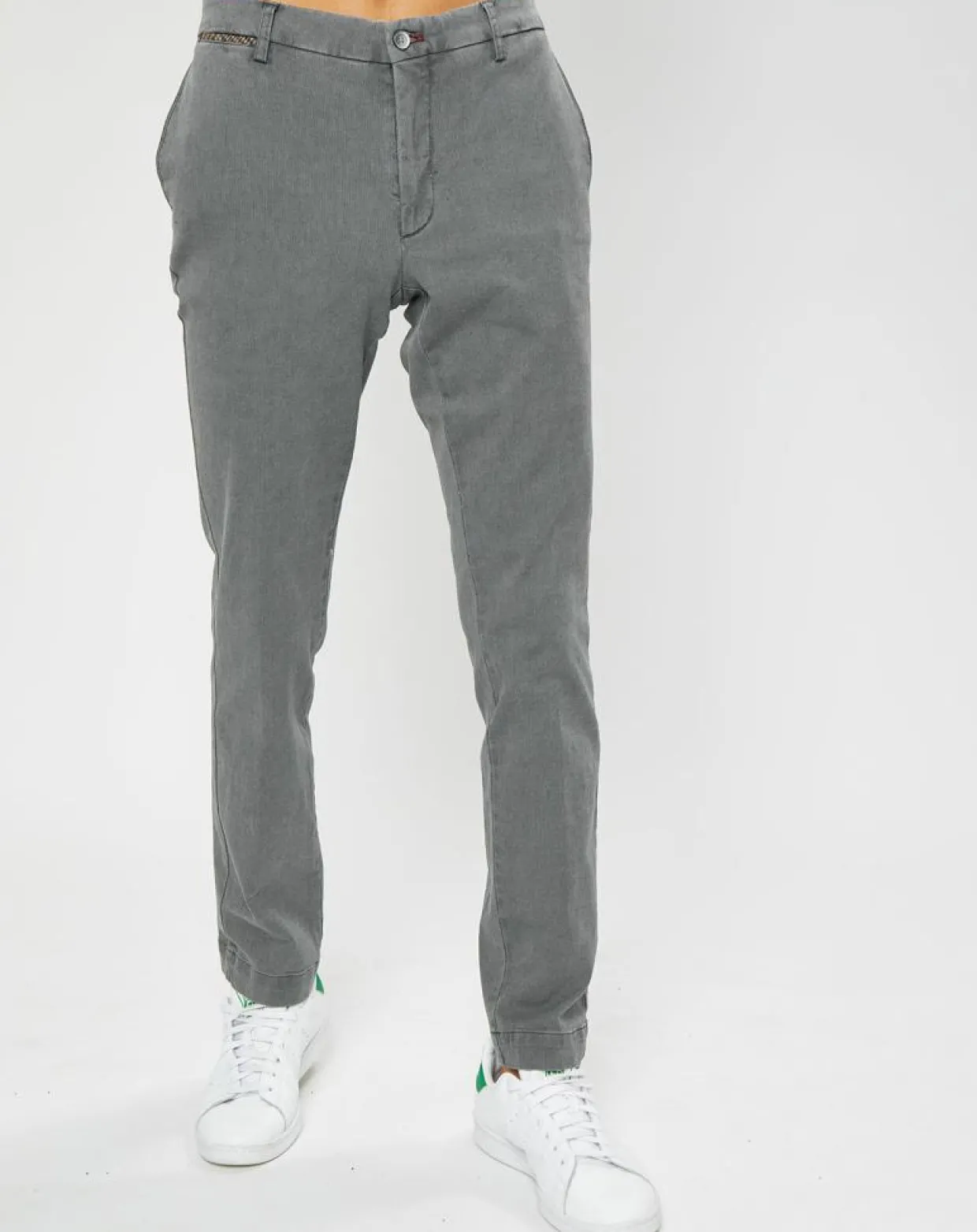 Pantalon Chino Slim Armure gris-Hackett London Discount