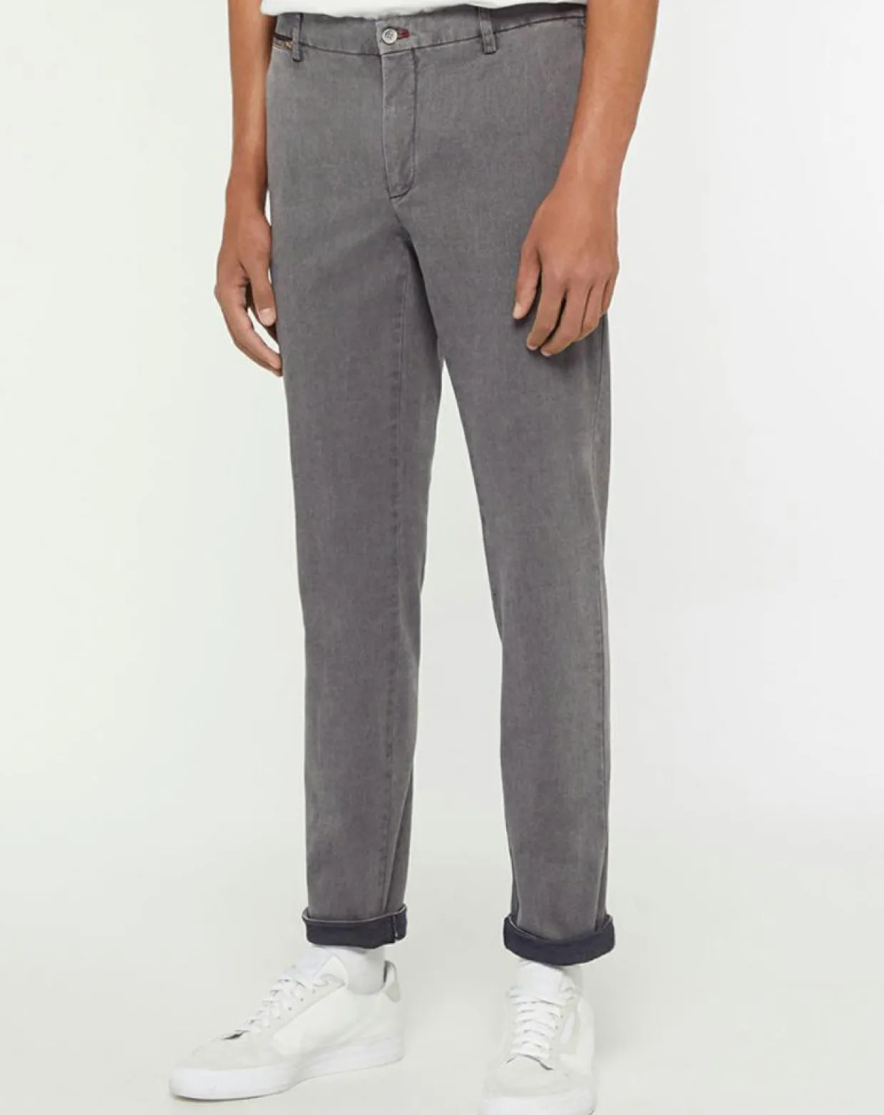 Pantalon Chino Slim Armure gris-Hackett London Discount