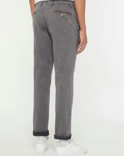 Pantalon Chino Slim Armure gris-Hackett London Discount