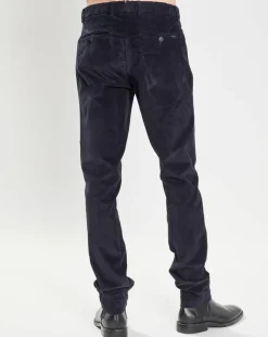 Homme Hackett London Pantalons^Pantalon Chino Slim Fit en Velours côtelé bleu marine