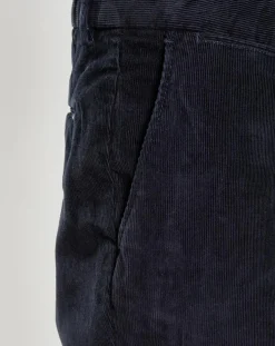Homme Hackett London Pantalons^Pantalon Chino Slim Fit en Velours côtelé bleu marine