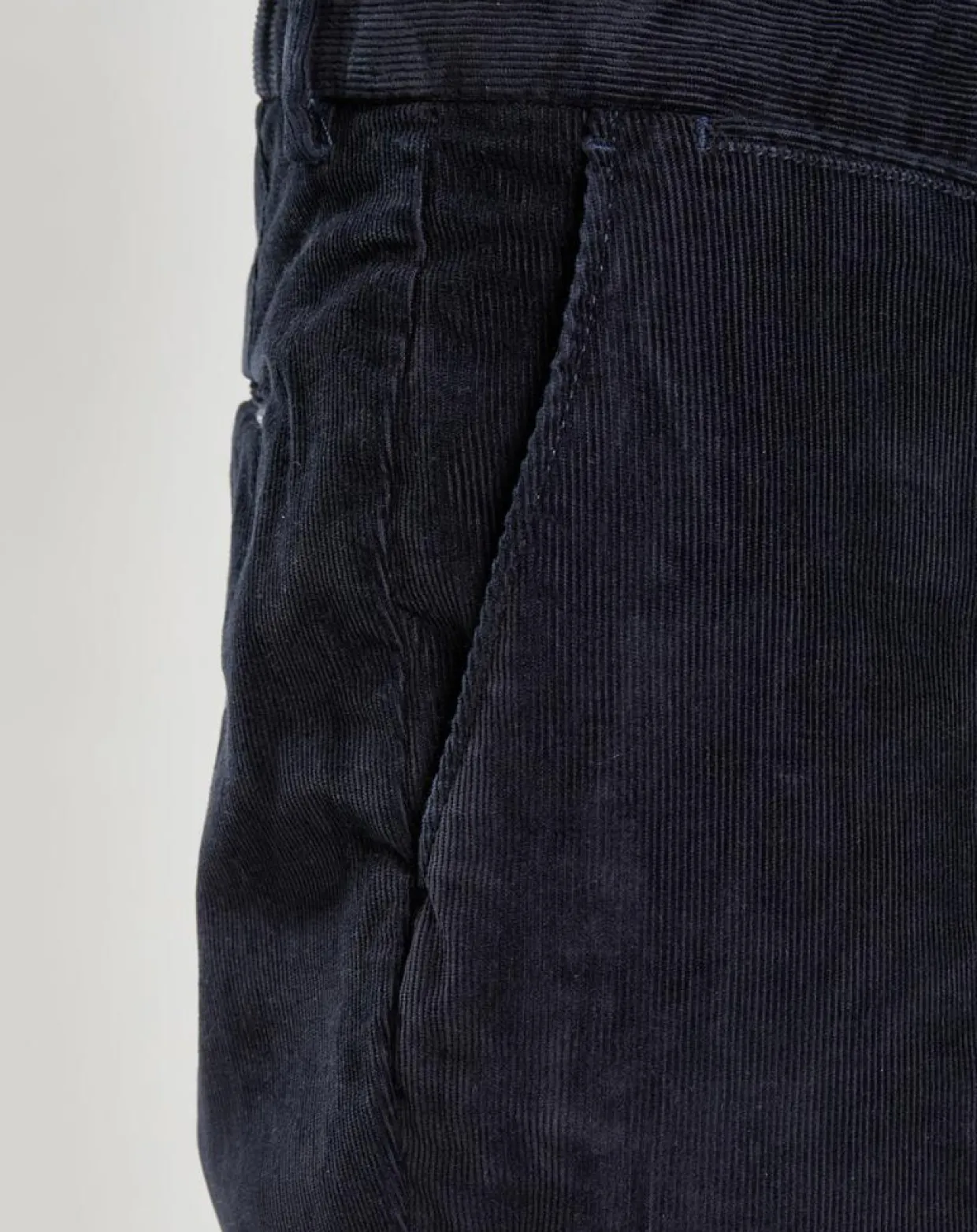 Homme Hackett London Pantalons^Pantalon Chino Slim Fit en Velours côtelé bleu marine
