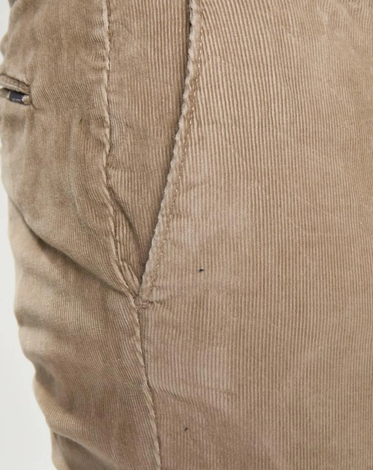 Homme Hackett London Pantalons^Pantalon Chino Slim Fit en Velours côtelé beige