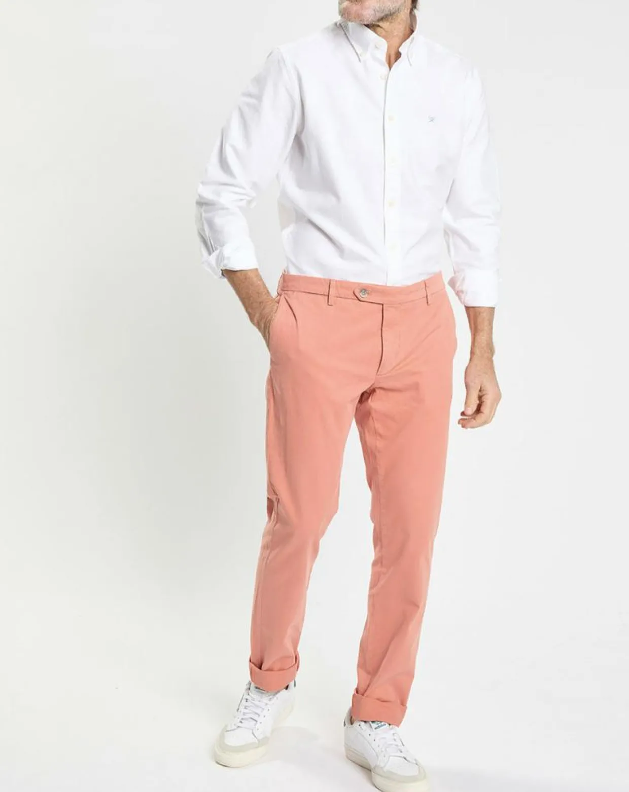 Homme Hackett London Pantalons^Pantalon chino Slim Fit Kensignton orange moyen