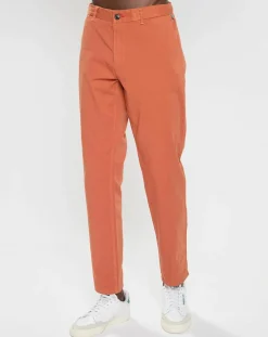 Pantalon chino Slim Fit Stuart Garment Dyed orange-Scotch & Soda Best