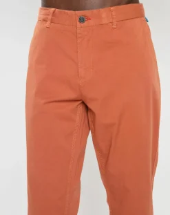 Pantalon chino Slim Fit Stuart Garment Dyed orange-Scotch & Soda Best