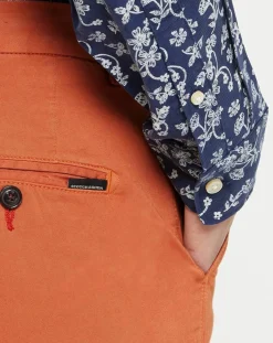 Pantalon chino Slim Fit Stuart Garment Dyed orange-Scotch & Soda Best