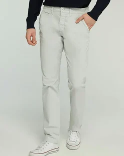 Homme North Sails Pantalons^Pantalon chino slim Popplin Stretch gris clair