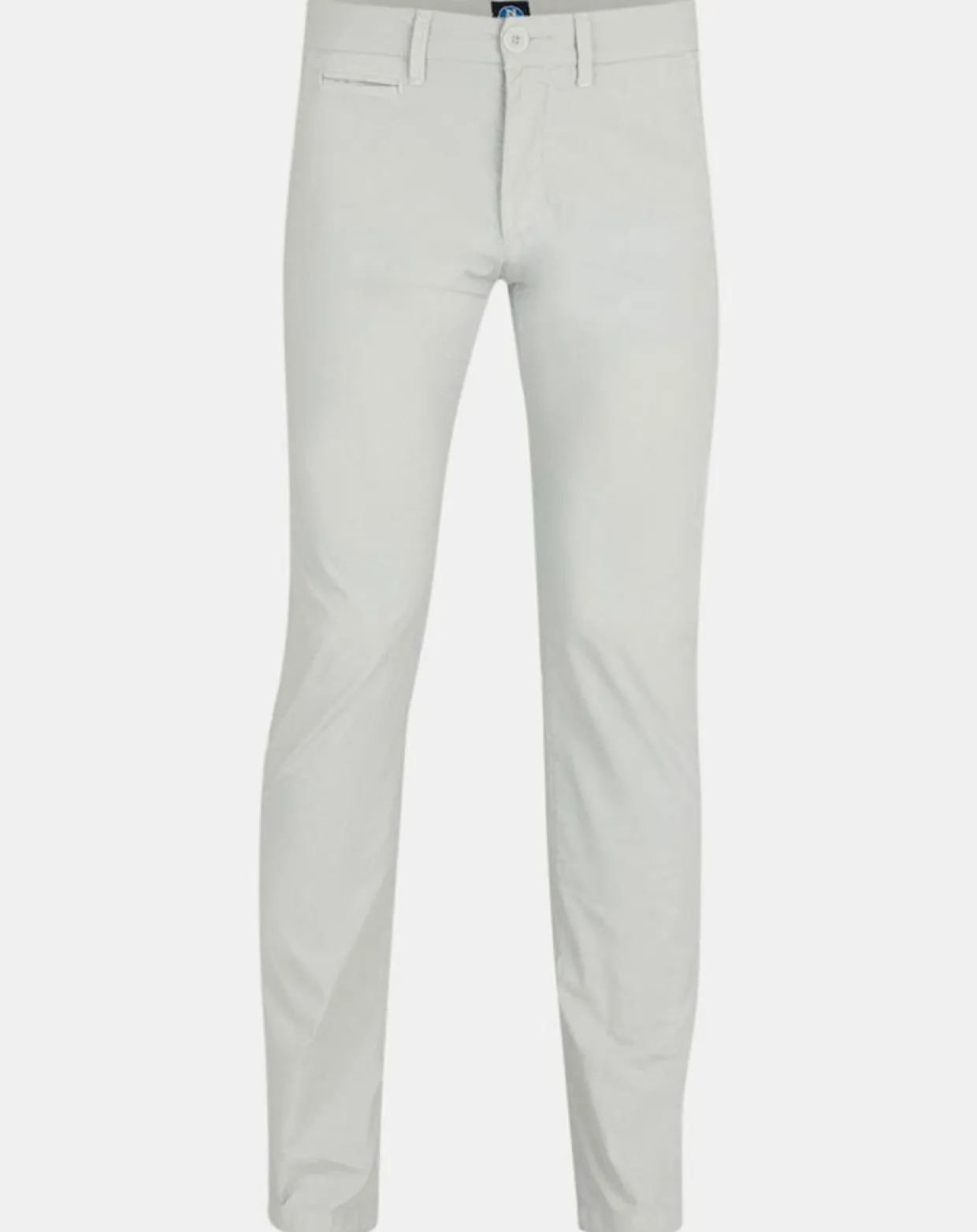 Homme North Sails Pantalons^Pantalon chino slim Popplin Stretch gris clair