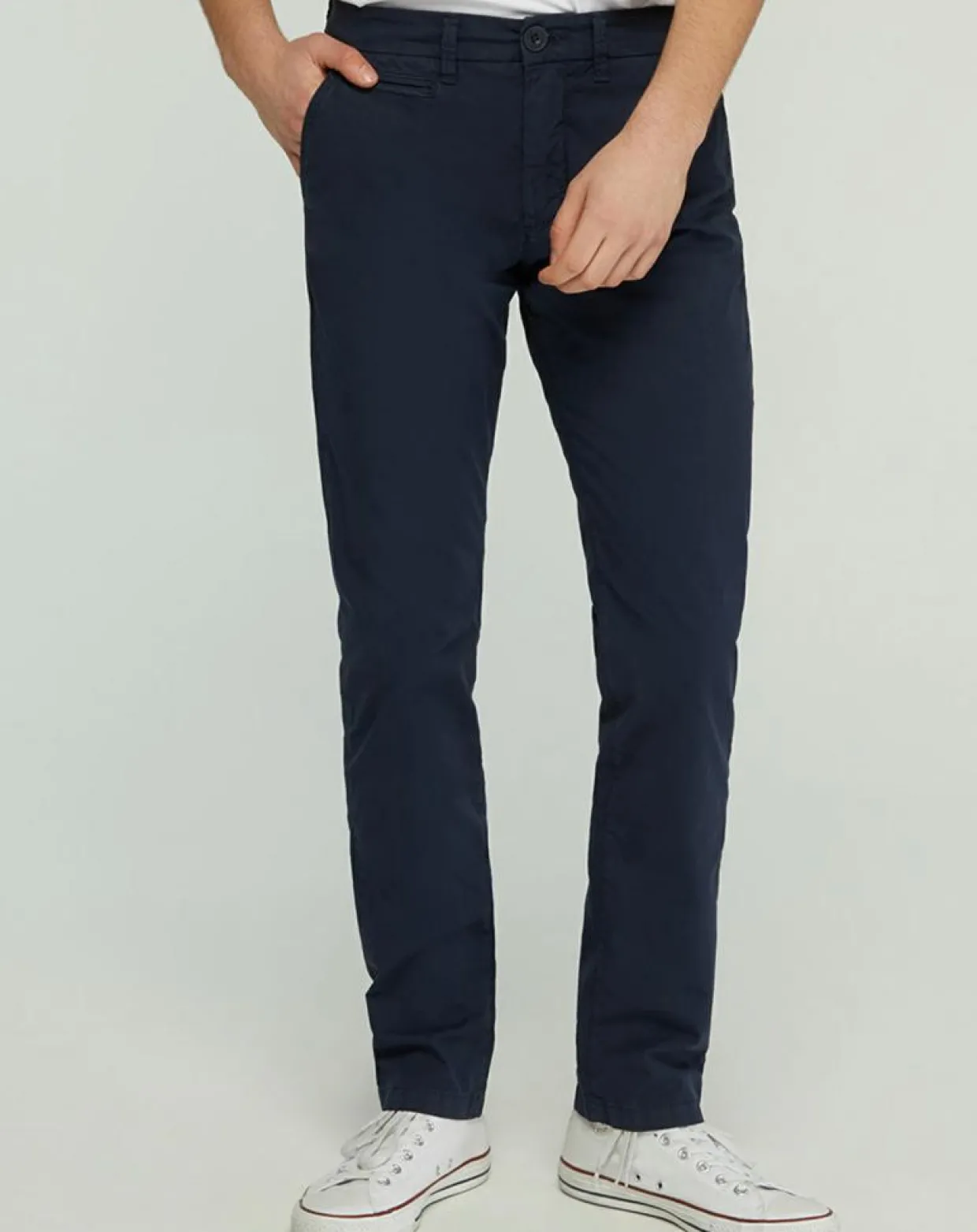 Pantalon chino slim Popplin Stretch bleu marine-North Sails Discount