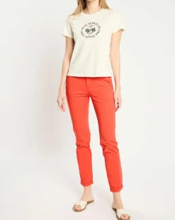 Pantalon Chino slim rouge-Scotch & Soda Best