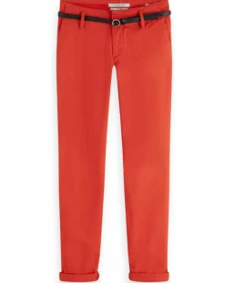 Pantalon Chino slim rouge-Scotch & Soda Best