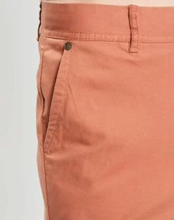 Pantalon Chino Super Slim Fit en Coton Bio mélangé Stretch brique-Scotch & Soda Sale