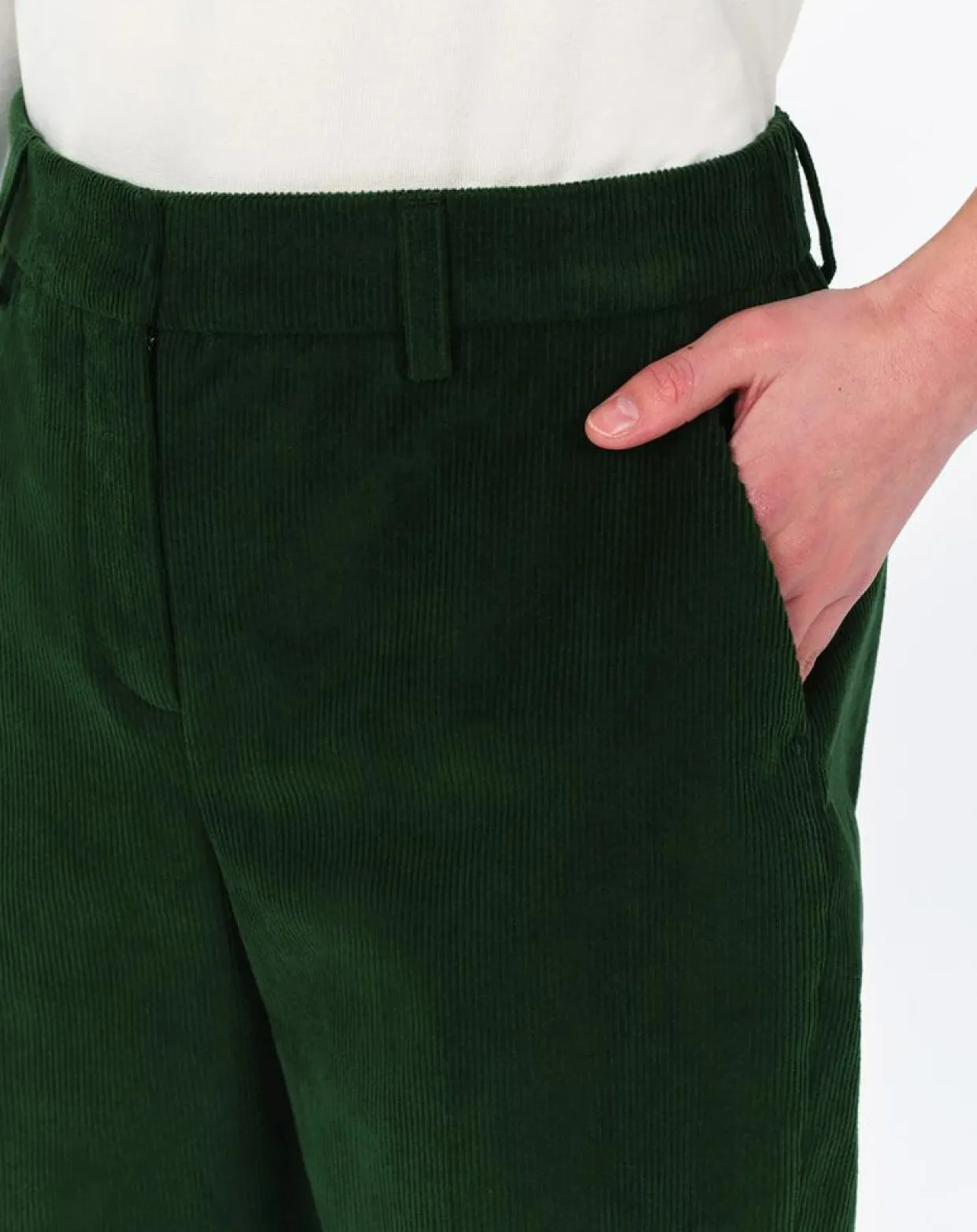 Pantalon cigarette Psidika sapin-Caroll