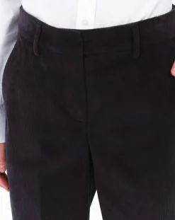 Pantalon cigarette Psidika gris foncé-Caroll New