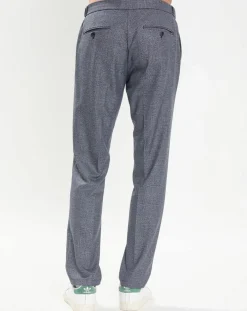 Pantalon City imprimé Prince de Galles bleu-Hackett London Hot