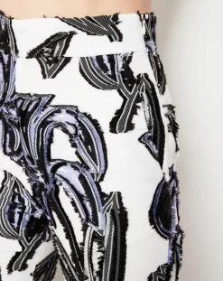 Femme Paule Ka Pantalons^Pantalon Cléa à motifs blanc/lavande/noir