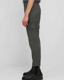 Femme Marc O'Polo Pantalons^Pantalon confortable Traveler gris foncé