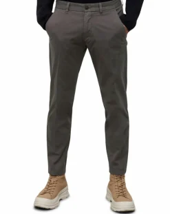 Homme Marc O'Polo Pantalons^Pantalon Coton Bio Stig Tappered Leger gris foncé