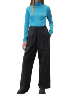 Femme Marc O'Polo Pantalons^Pantalon de costume à rayures noir