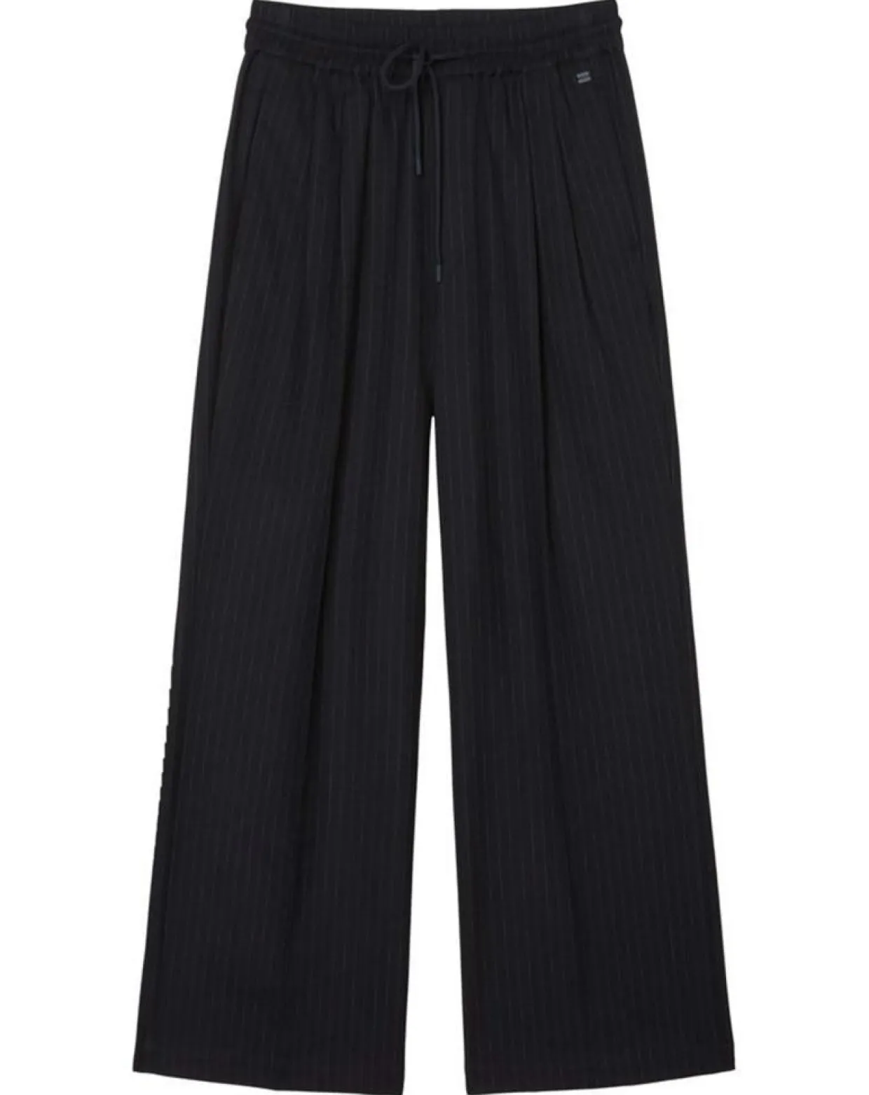Femme Marc O'Polo Pantalons^Pantalon de costume à rayures noir