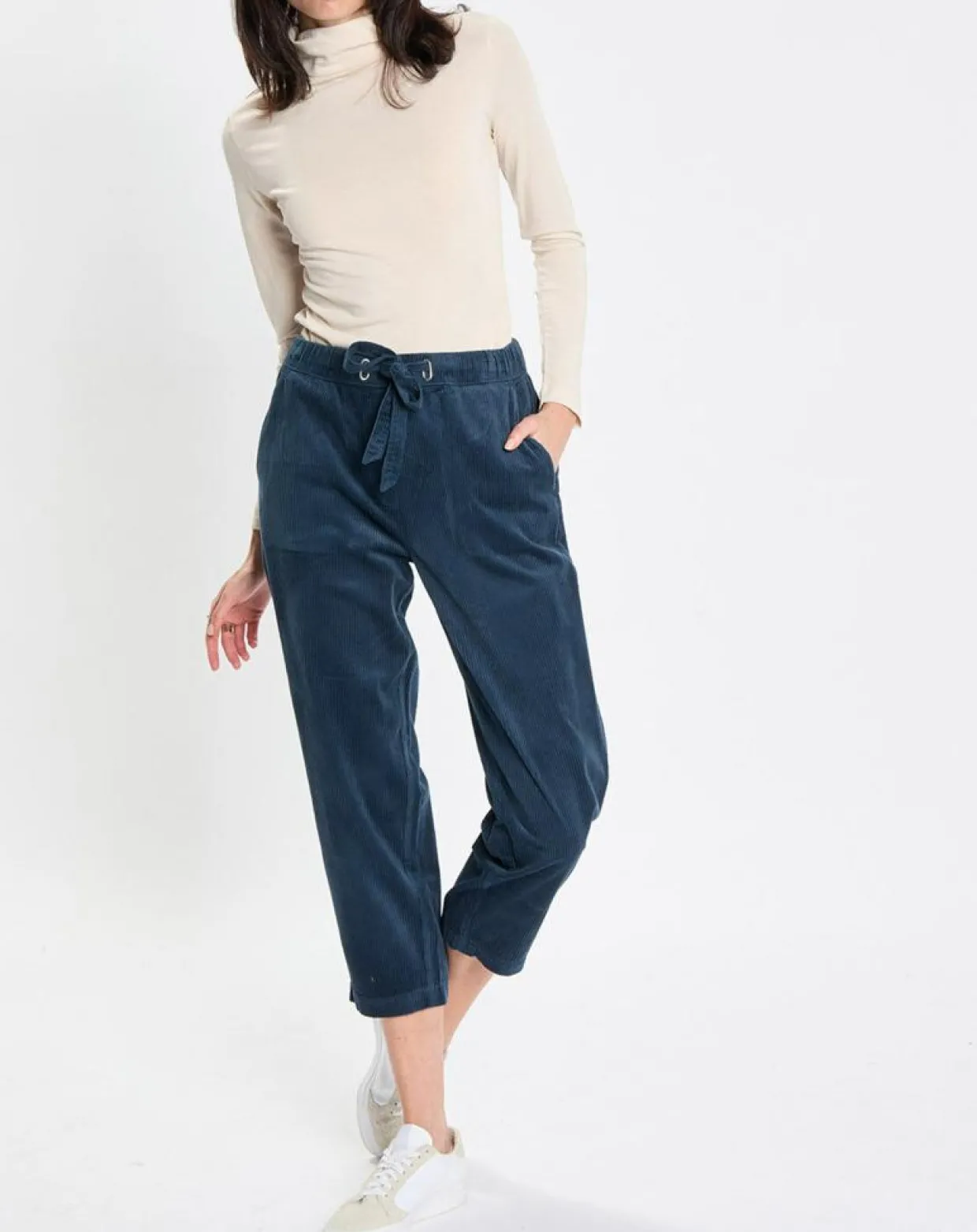 Femme Marc O'Polo Pantalons^Pantalon de Jogging en Velours de côtelé bleu marine