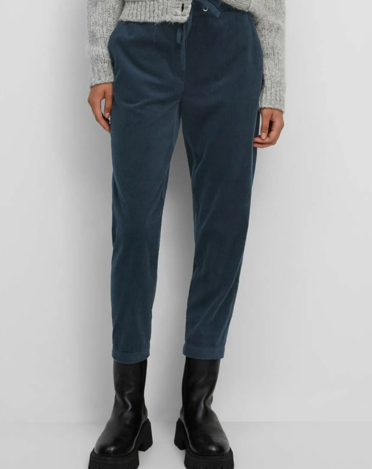 Femme Marc O'Polo Pantalons^Pantalon de Jogging en Velours de côtelé bleu marine