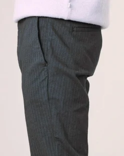 Pantalon Dinan à rayures kaki-Harris Wilson Discount