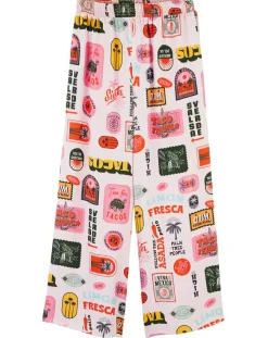 Pantalon Domingo rose-Wild New