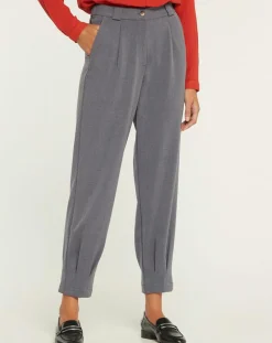 Femme Yerse Pantalons^Pantalon droite Lugano gris