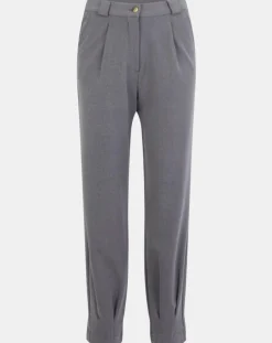 Femme Yerse Pantalons^Pantalon droite Lugano gris