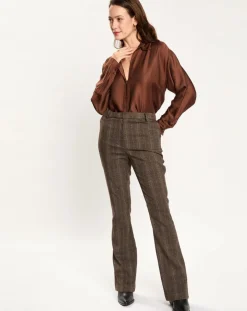 Pantalon Emy café-Lauren Vidal Sale