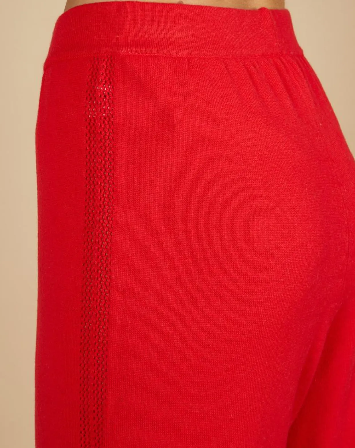 Femme Cashmere Tribu Pantalons^Pantalon en Coton & Cachemire Salomé groseille