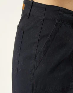 Pantalon en Coton & Lin Cora marine-Harris Wilson New