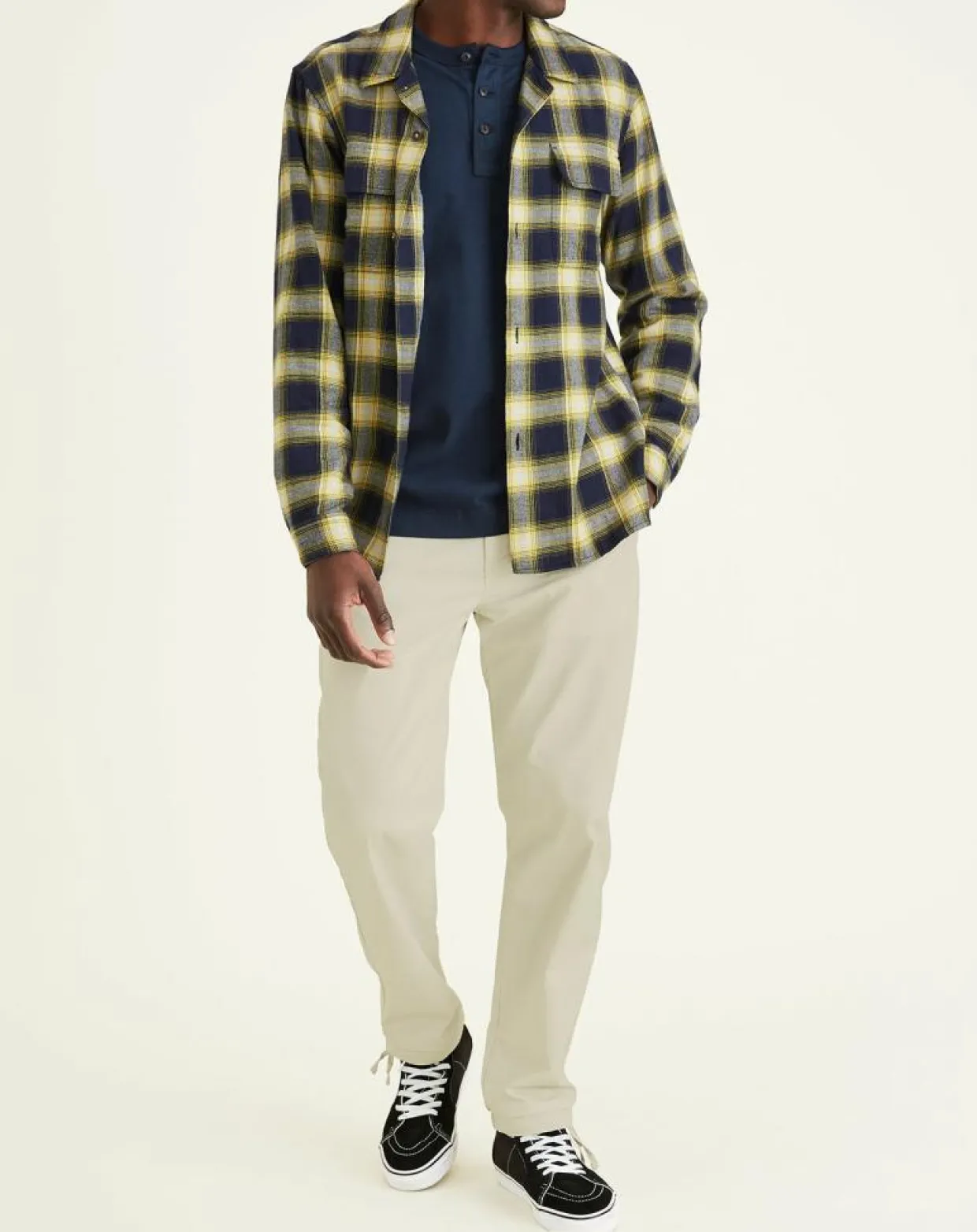 Pantalon en Coton Bio Mobile Icon Tapered beige-Dockers