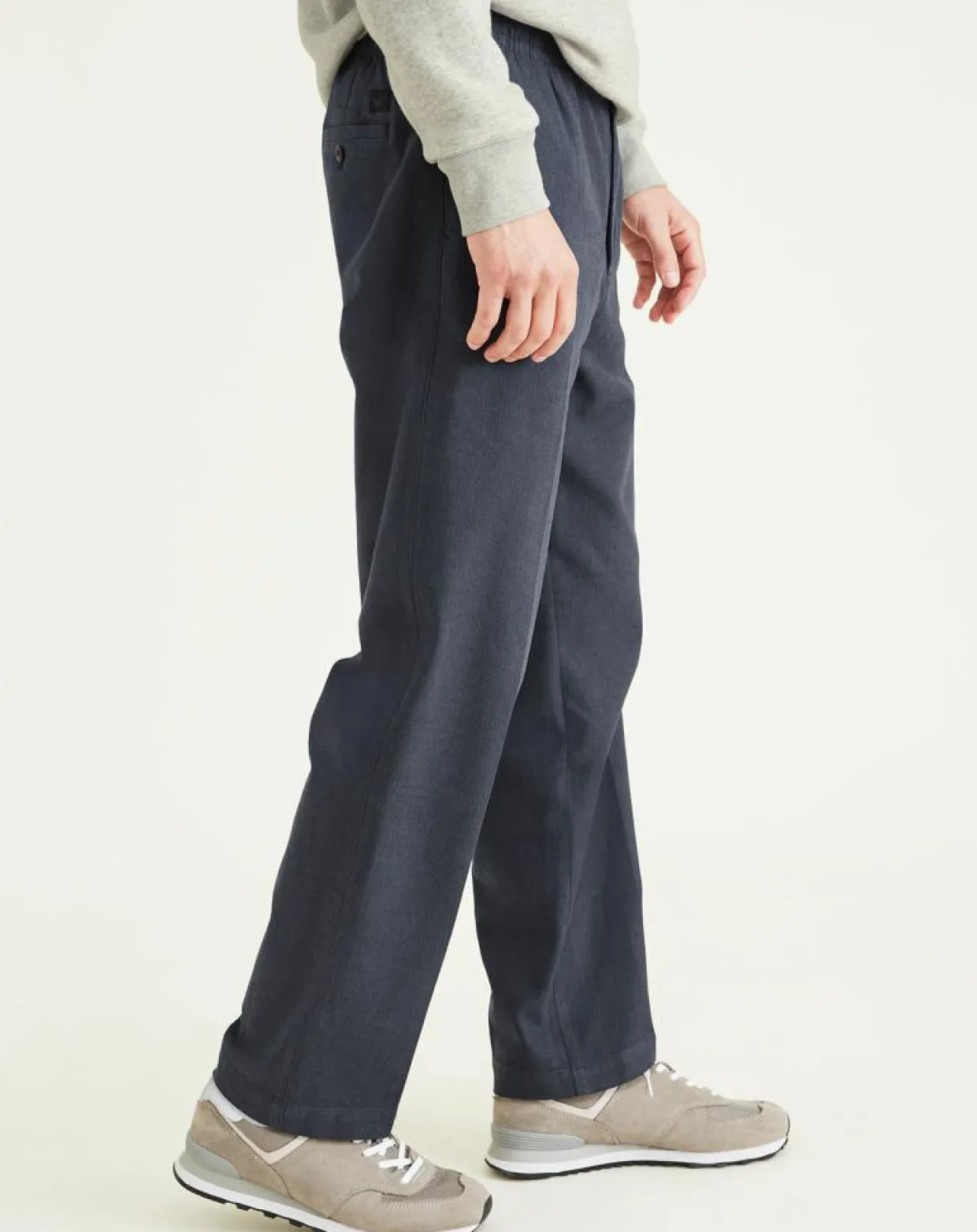 Homme Dockers Pantalons^Pantalon en Coton Bio Pull On Tapered imprimé bleu marine