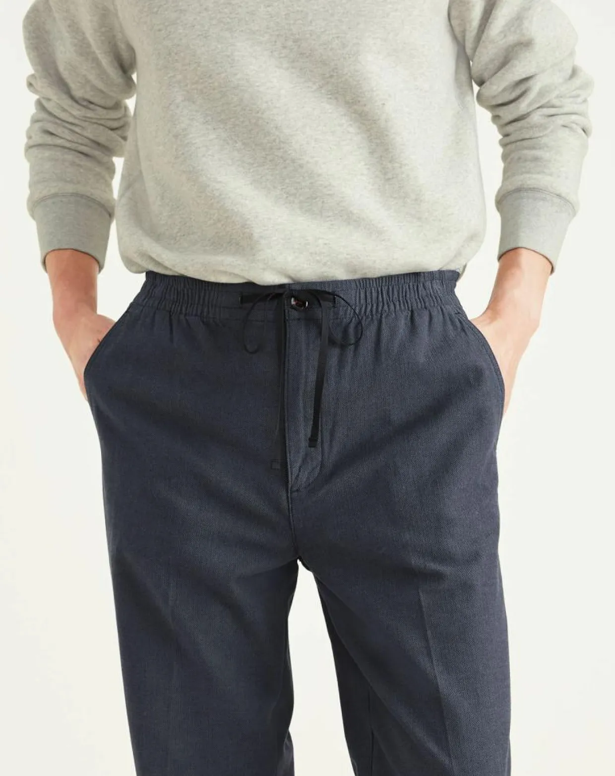 Homme Dockers Pantalons^Pantalon en Coton Bio Pull On Tapered imprimé bleu marine