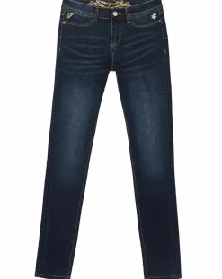 Femme Desigual Jeans^Pantalon en Denim bleu foncé