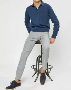 Pantalon en Flanelle 5 Poches gris-Hackett London Online